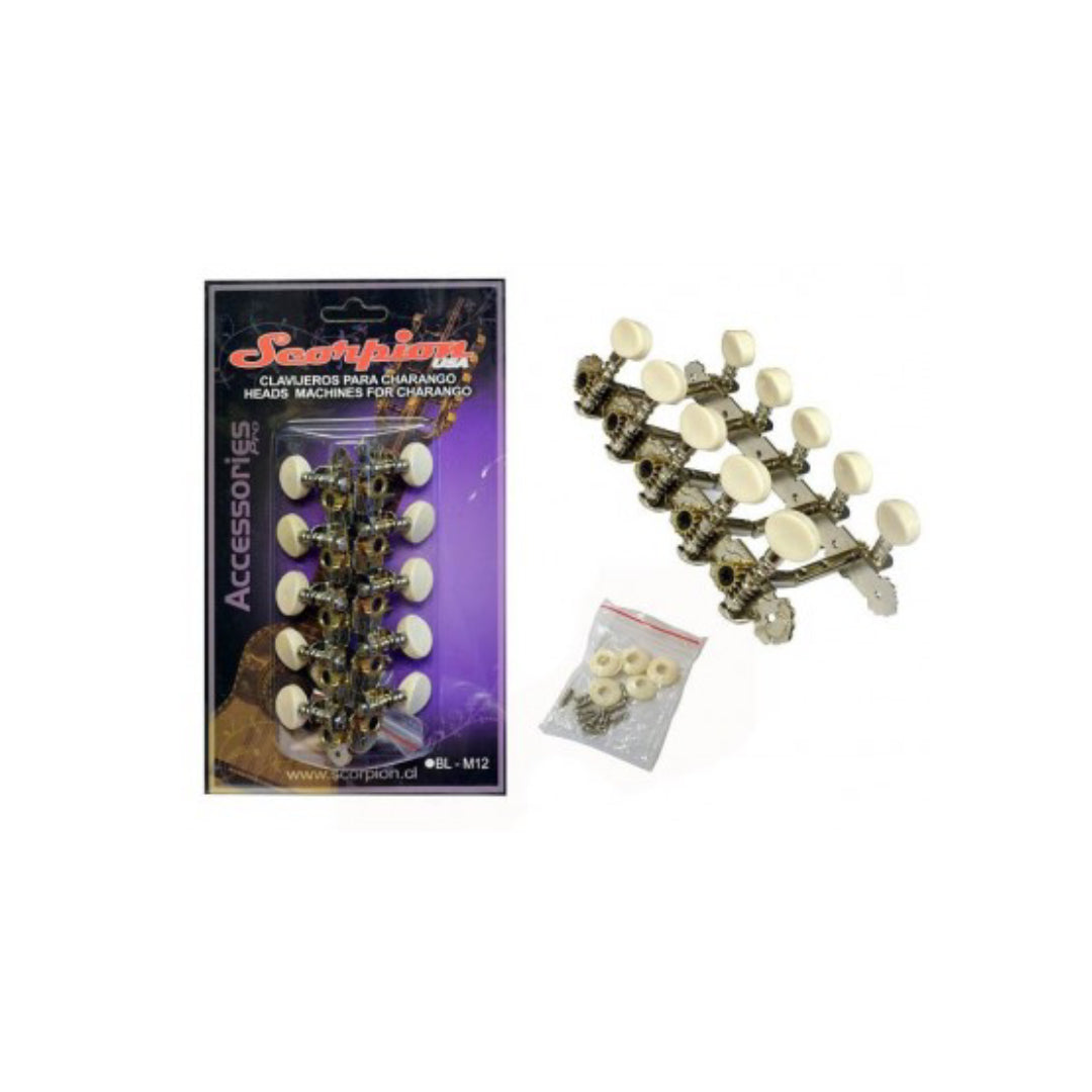 CLAVIJEROS PARA CHARANGO SCORPION BL-M12