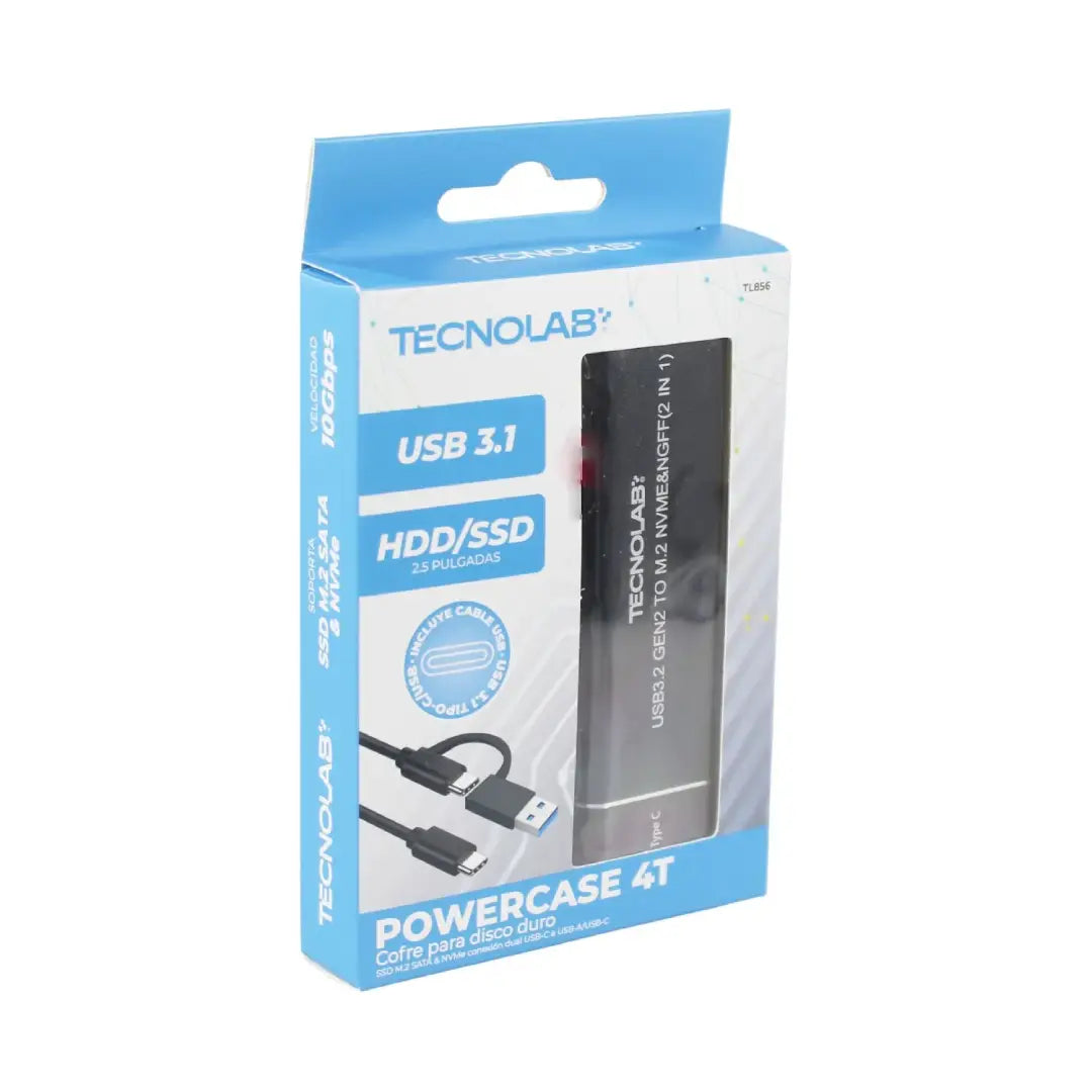 COFRE PARA SSD M.2 TECNOLAB TL856