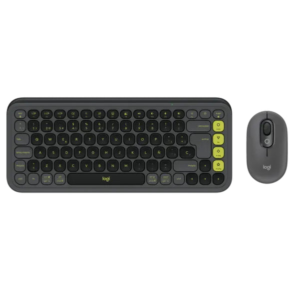 COMBO TECLADO + MOUSE BT POP ICON GRAFITO LOGITECH