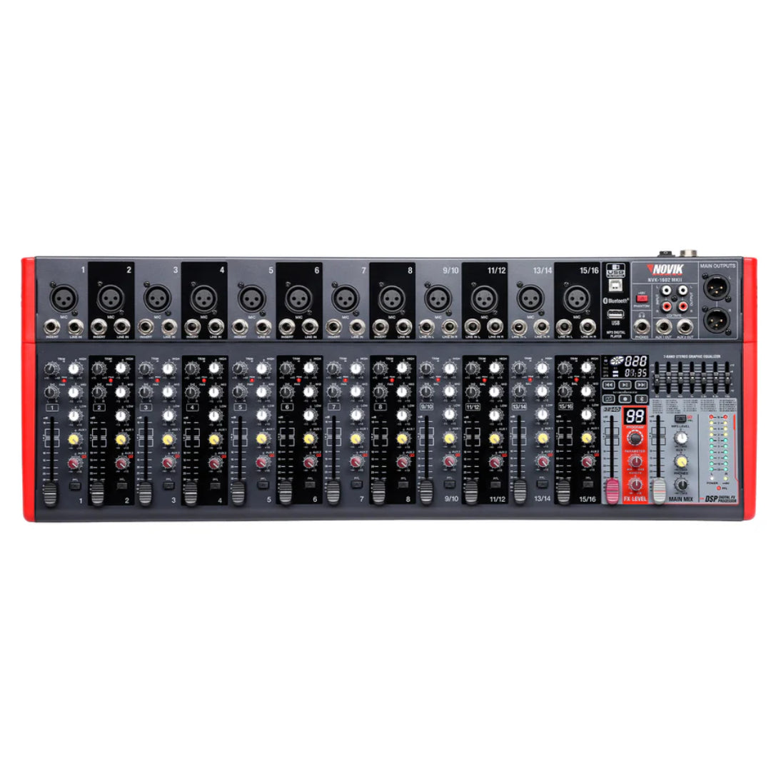 CONSOLA MIXER ANALOGO NVK 1602-MKII NOVIK