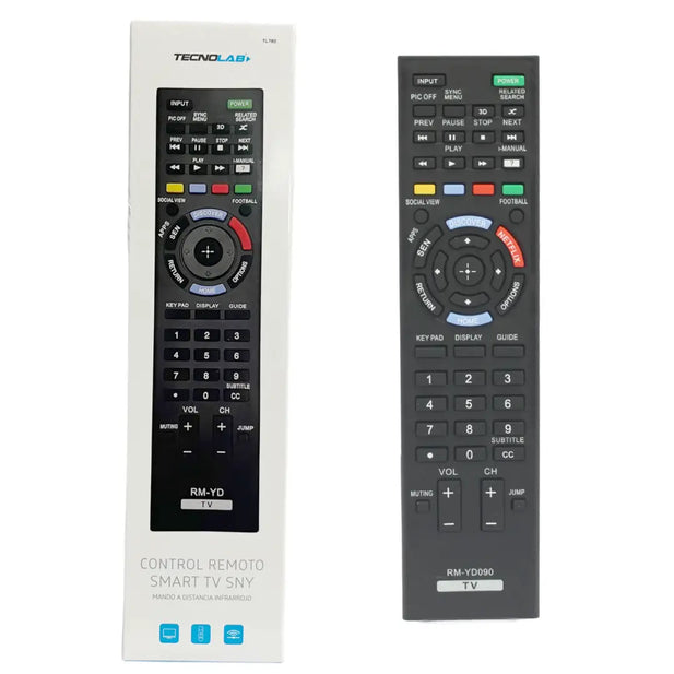 CONTROL REMOTO COMPATIBLE CON TV SONY TECNOLAB TL702