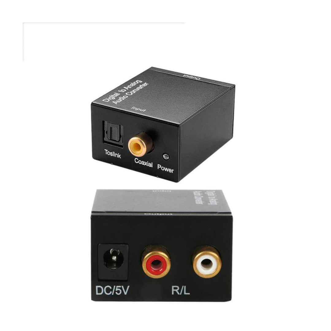 CONVERSOR DE AUDIO DIGITAL-ANALOGO OPTICO a RCA BIRLINK
