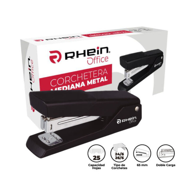 CORCHETERA MEDIANA 25 HOJAS 24/6 26/6 RHEIN 558917