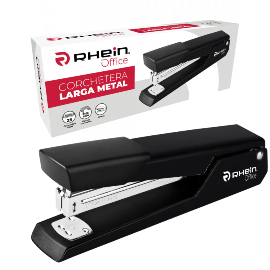 CORCHETERA MEDIANA 25 HOJAS 24/6 26/6 90mm RHEIN 558918