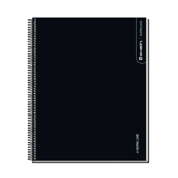 CUADERNO RHEIN SUPER CLASS CARTA WORKLINE 150 HOJAS CUADRO 7 mm