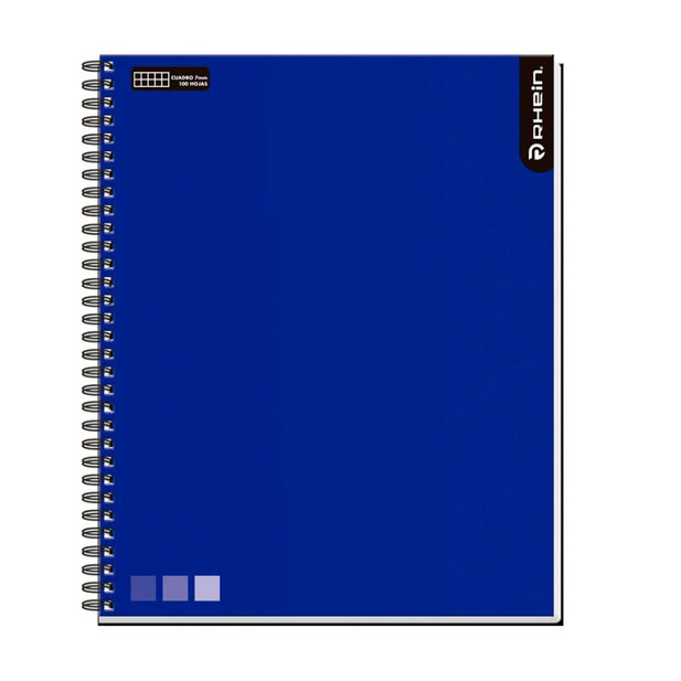 CUADERNO UNIVERSITARIO RHEIN ONE COLOR 100 HOJAS CUADRO 7mm (unidad)