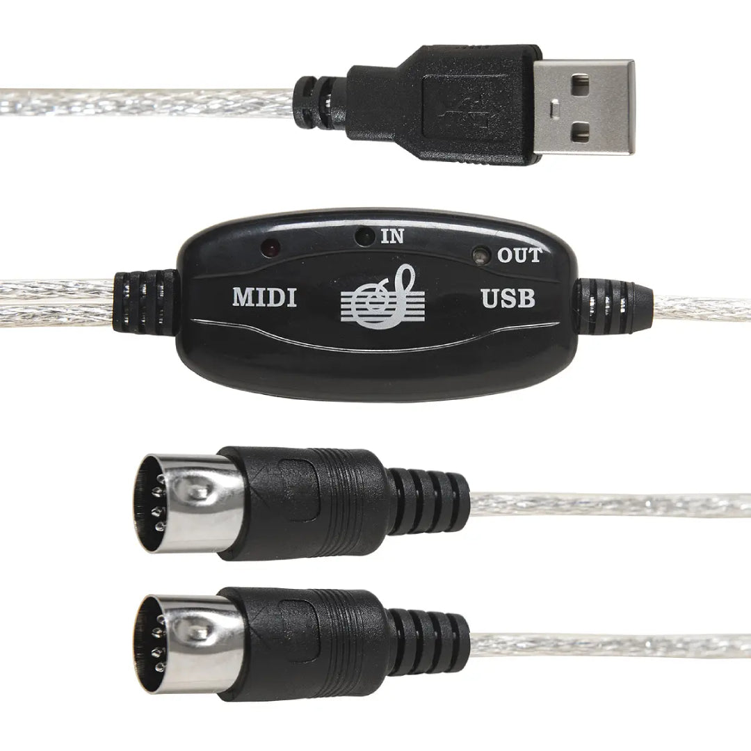 Cable Adaptador De USB A MIDI ORGANO-TECLADO A PC