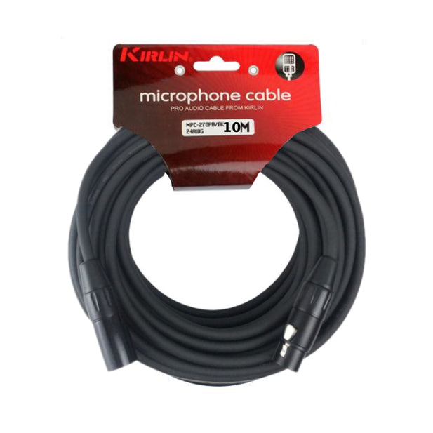 Cable Canon (XLR H- XLR M) 10M MPC-270PB/BK KIRLIN