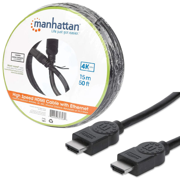 Cable HDMI a HDMI 4K 15 METROS MANHATTAN – Fotosol