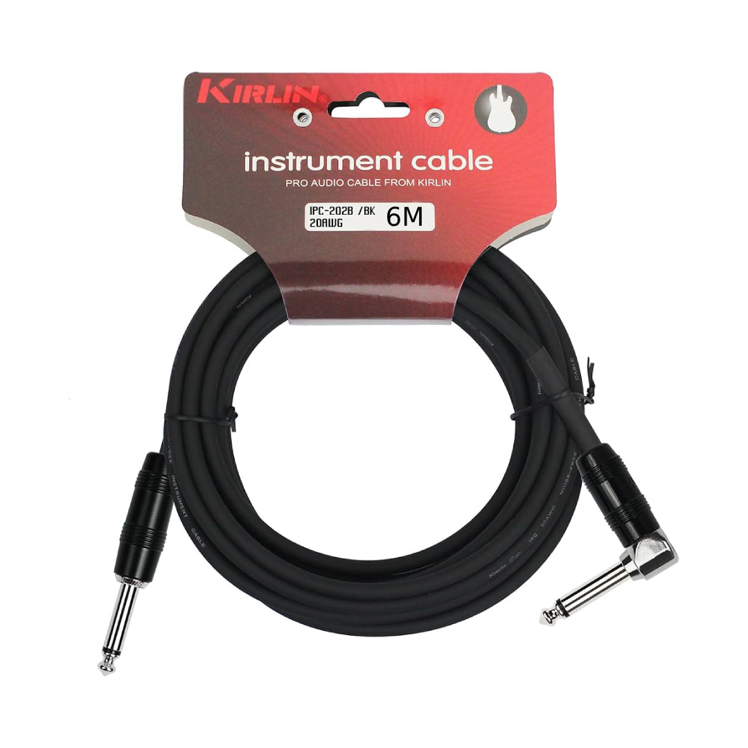 Cable PLUG-PLUG ANGULO Mono 6 metros IPC-202B/BK KIRLIN