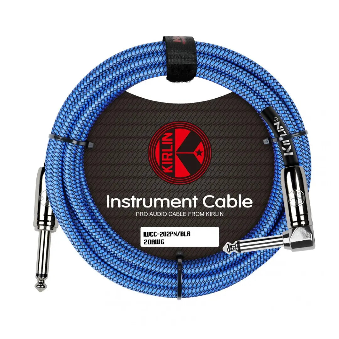 Cable Plug 6.3mm Instrumentos 6 METROS AZUL KIRLIN IWCC-202PN