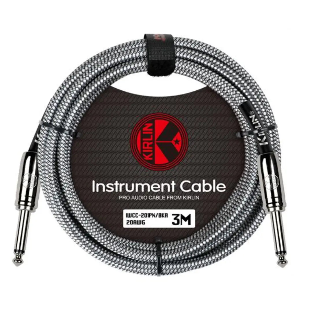 Cable Plug 6.3mm Instrumentos 3 METROS GRIS KIRLIN IWCC-201PN