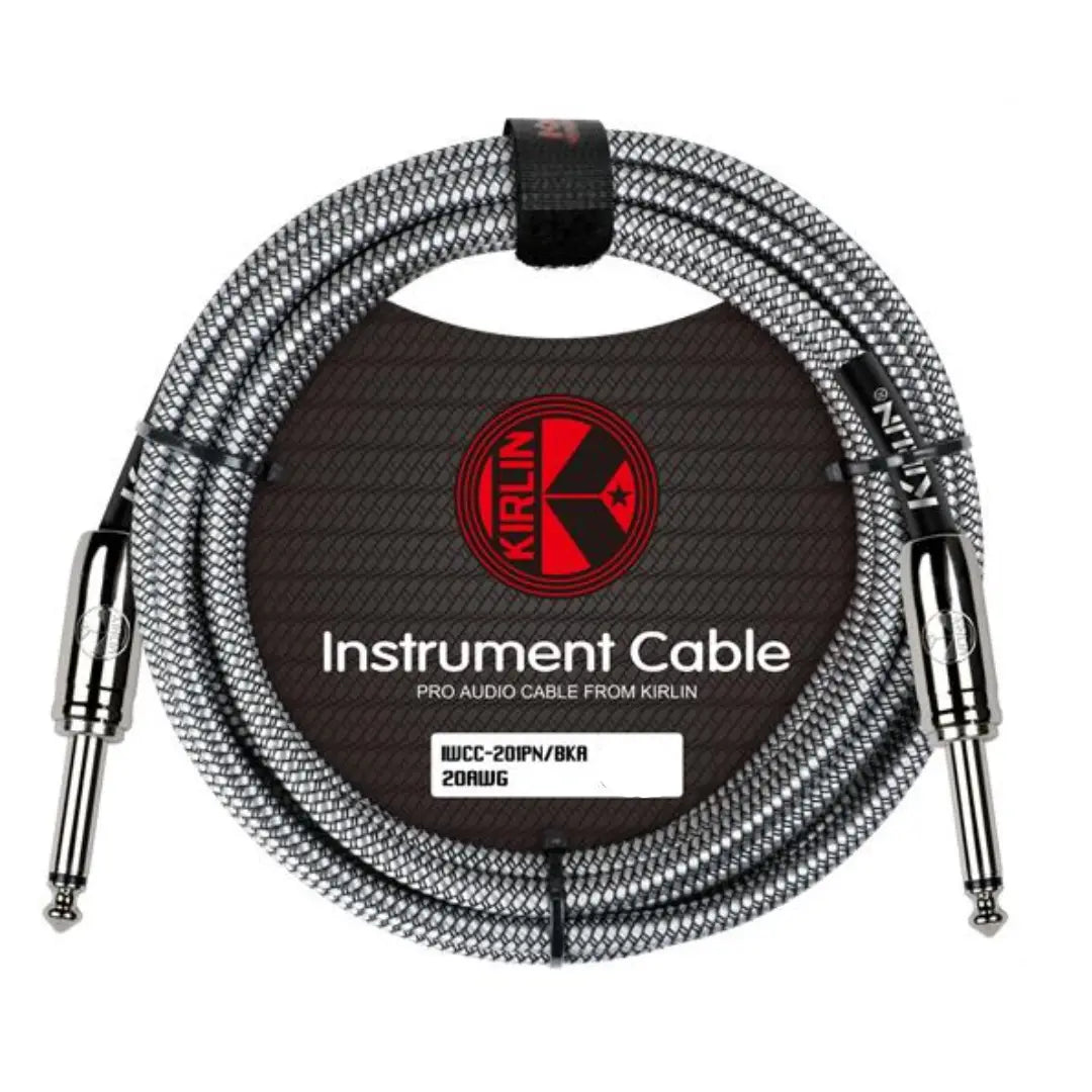 Cable Plug 6.3mm Instrumentos 6 METROS GRIS KIRLIN IWCC-201PN