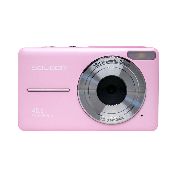 Camara Digital Compacta Rosa SOLIGOR CD21010