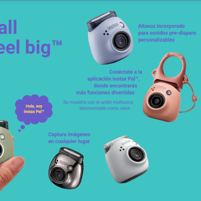 CÁMARA DIGITAL INSTAX PAL BLANCA FUJIFILM