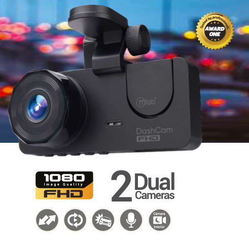 CAMARA AUTO 2 EN 1 MLAB (9317) Dash Cam