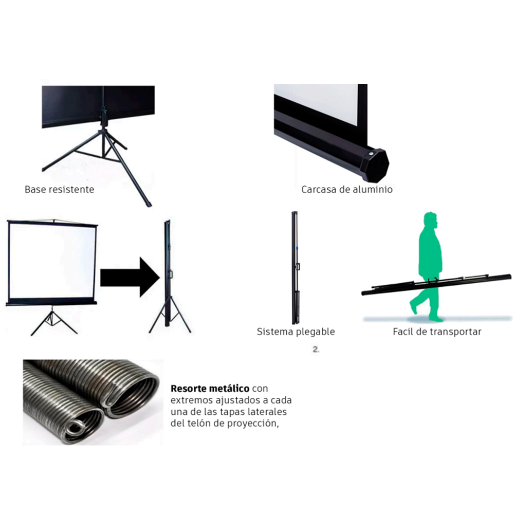 TELON TRIPODE 203X152 CM