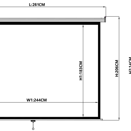 TELON  MURAL 244 X 183 Cms