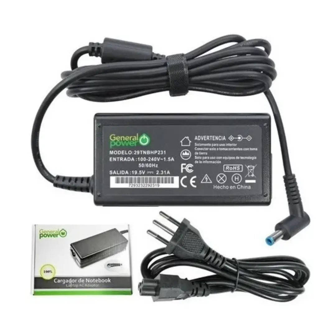Cargador Alternativo Para Notebook 19.5V/ 2.31A ( Compatible HP )