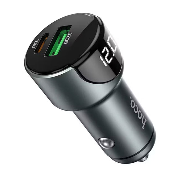 Cargador para Auto Tipo-C + USB-A HOCO Z42