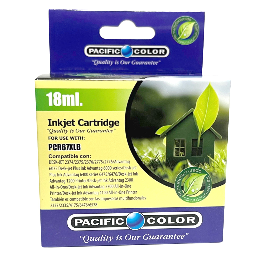 Cartucho de Tinta Alternativo 667XL NEGRO Pacific Color