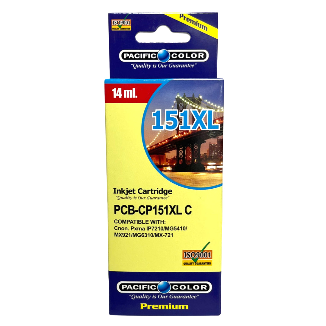 Cartucho de Tinta Alternativo 151XL CYAN Pacific Color