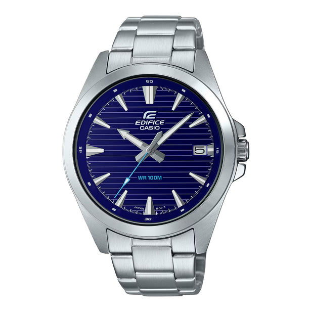 Casio Edifice EFV-140D-2AVUDF – Reloj Analógico Deportivo Acero 100m