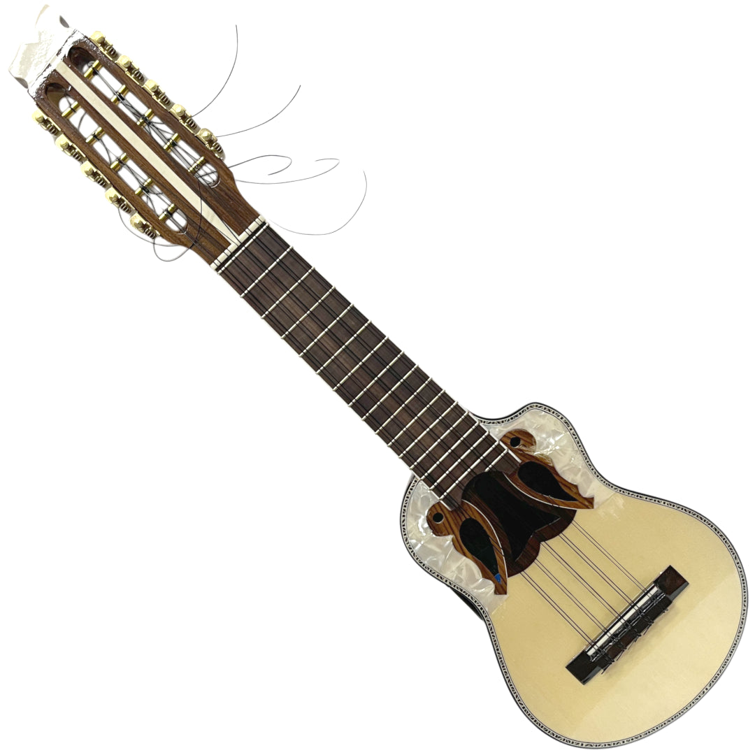 Charango Electroacústico Jacaranda Cápsula Fishman Funda Aguayo Artesanal Boliviano
