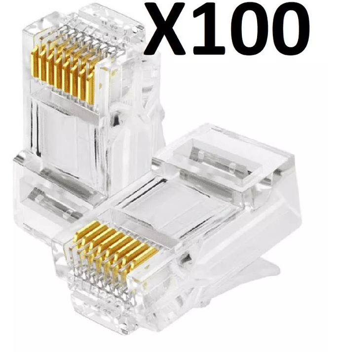 Conector Rj45 Cat5e 100 Unidades Ulink