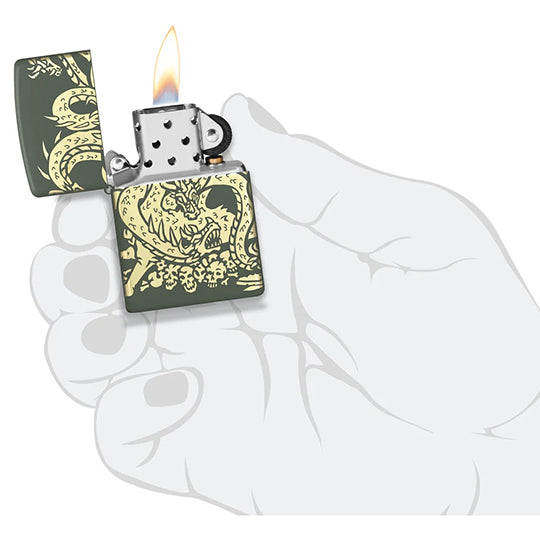 ZIPPO 48907 DRAGON DESIGN
