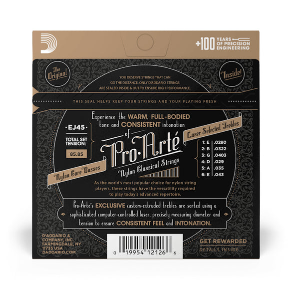 D'ADDARIO EJ45 Pro Arte Cuerdas de nylon
