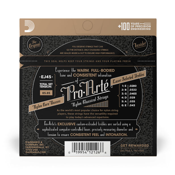 D'ADDARIO EJ45 Pro Arte Cuerdas de nylon