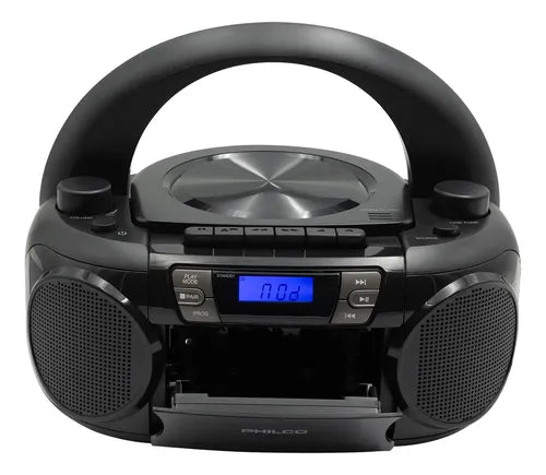 Radio Boombox Philco PJC7000BT CD Cassette Bluetooth 12W FM USB AUX