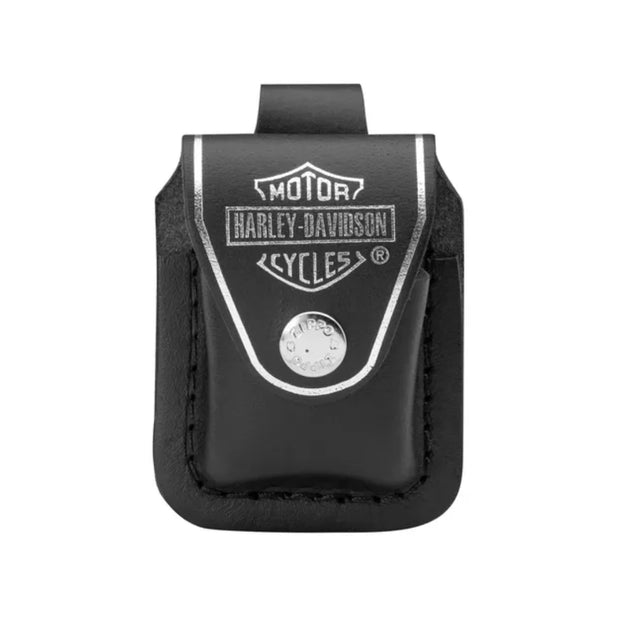 ESTUCHE CUERO HARLEY DAVIDSON ZIPPO HDPBK