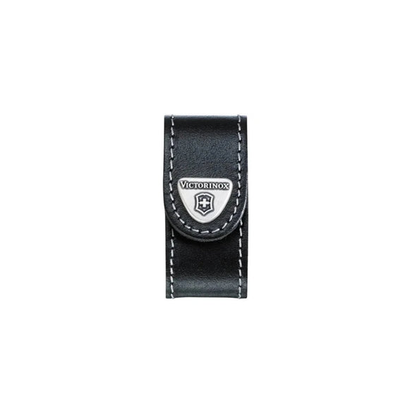 ESTUCHE DE PIEL NEGRO MINICHAMP VICTORINOX 4.0518.XL