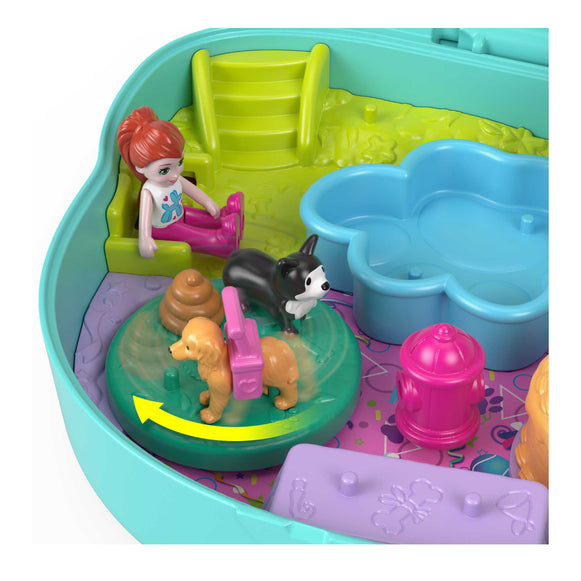 ESTUCHE FIESTA DE CUMPLEAÑOS DE PERRITO POLLY POCKET FRY35 HKV30