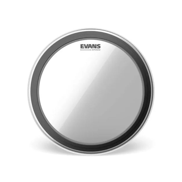 PARCHE PARA BOMBO 24" TRANSPARENTE EVANS BD24EMAD