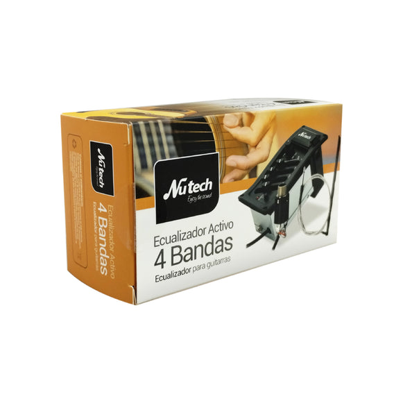 Ecualizador 4 Bandas Para Guitarra Nutech 6159