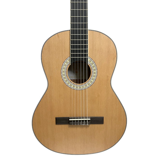 GUITARRA CLASICA 39" ZURDO (METALICA) NATURAL WOTAN DAG-SENIOR-ACU
