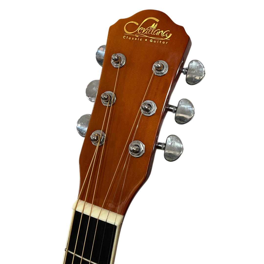 GUITARRA ELECTRO ACUSTICA CW NATURAL 40" SEVILLANA 6299 Cuerdas Metalicas