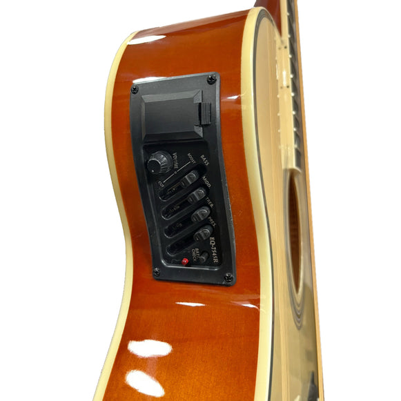 GUITARRA ELECTRO ACUSTICA CW NATURAL 40" SEVILLANA 6299 Cuerdas Metalicas