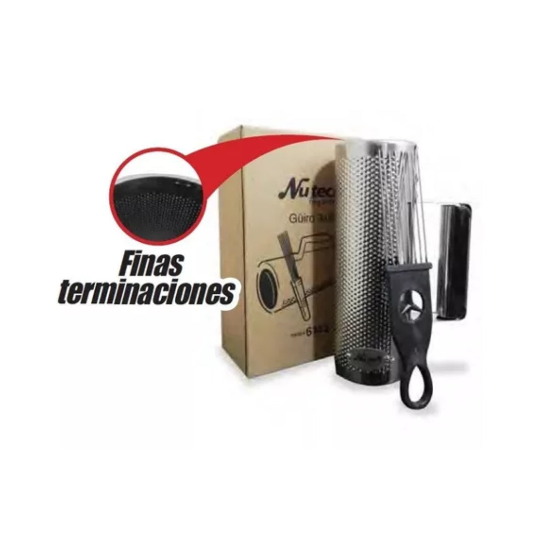 Guiro De Metal 3" x 8" Nutech 6143