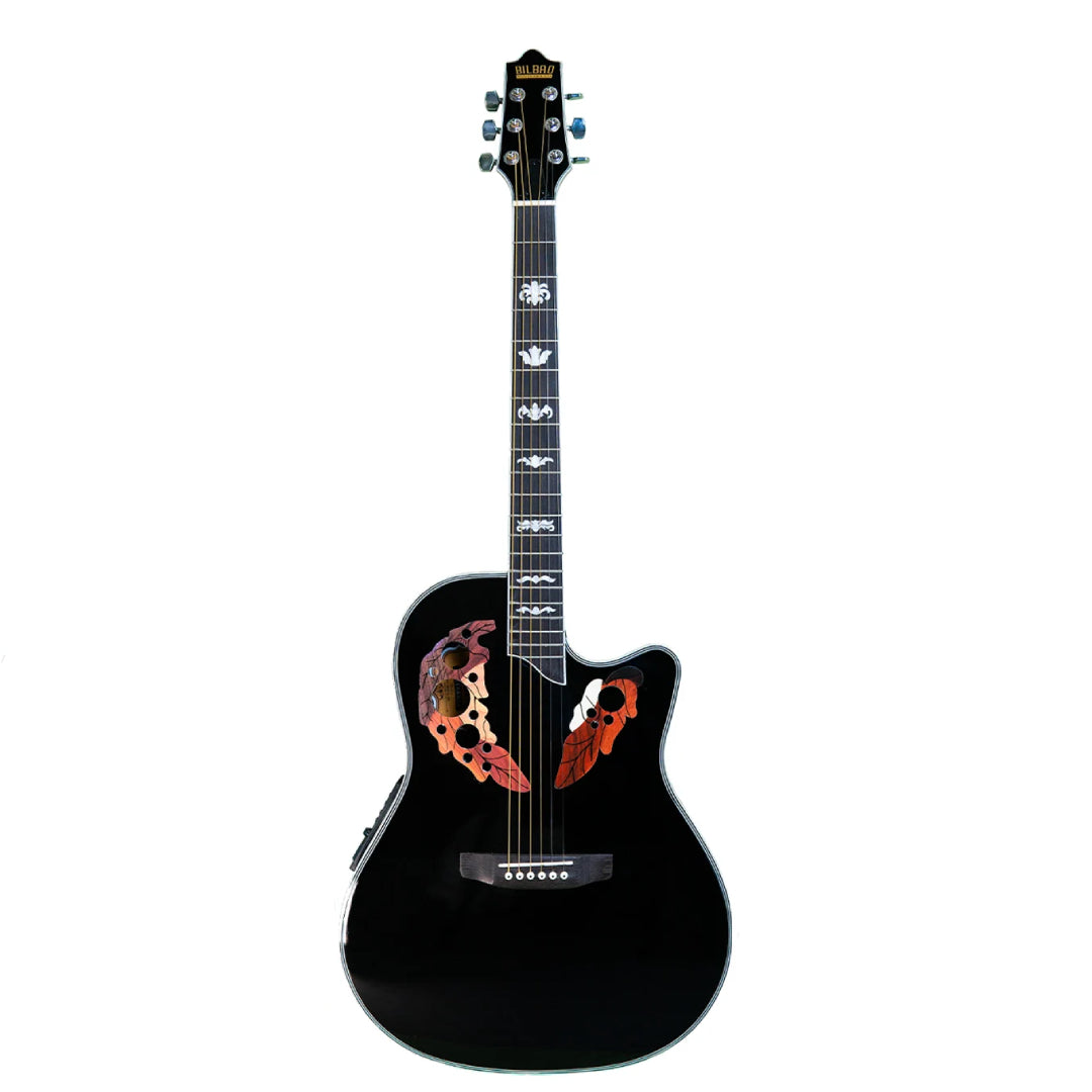 Guitarra Electro Acustica 41" Bilbao  NEGRA BIL-800CE-BK FIBRA