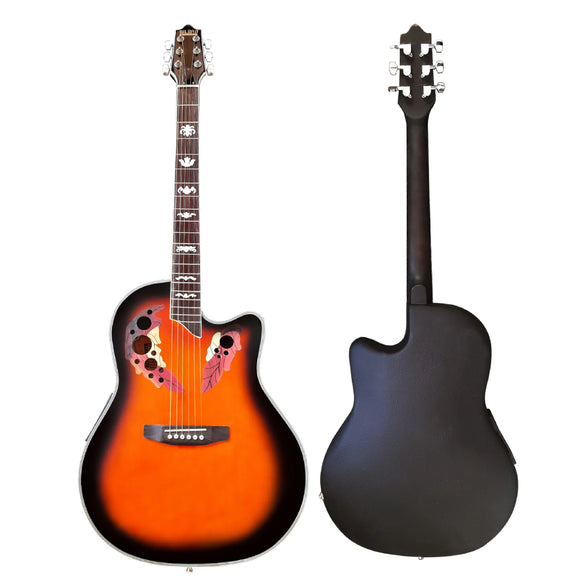 Guitarra Electro Acustica 41" Bilbao SUNBURST BIL-800CE-SB Fibra