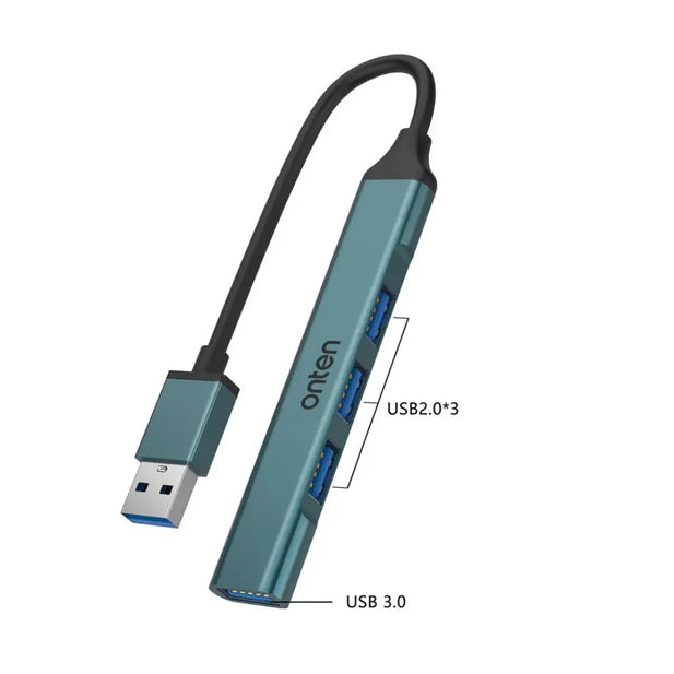 HUB 4 PUERTOS USB 2.0 OTN-5701D ONTEN