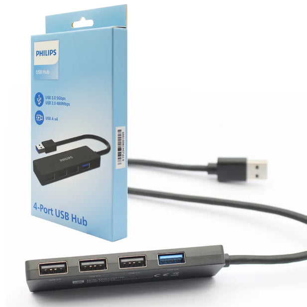 HUB 4 PUERTOS USB PHILIPS SWR1704/70