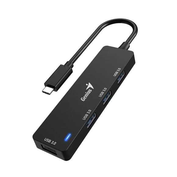 HUB TIPO-C 4 PUERTOS USB 3.0 GENIUS UH-400