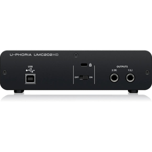 INTERFAZ DE AUDIO USB UMC202HD U-PHORIA BEHRINGER