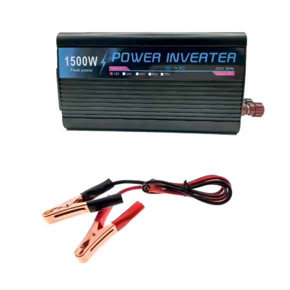 INVERSOR DE CORRIENTE 12V A 220V 1500W DBG1408