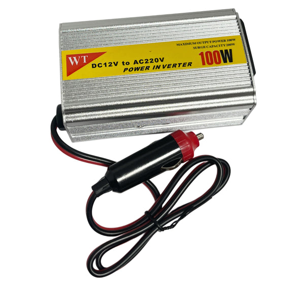 INVERSOR DE CORRIENTE AUTO 12V-220V 50HZ 100W